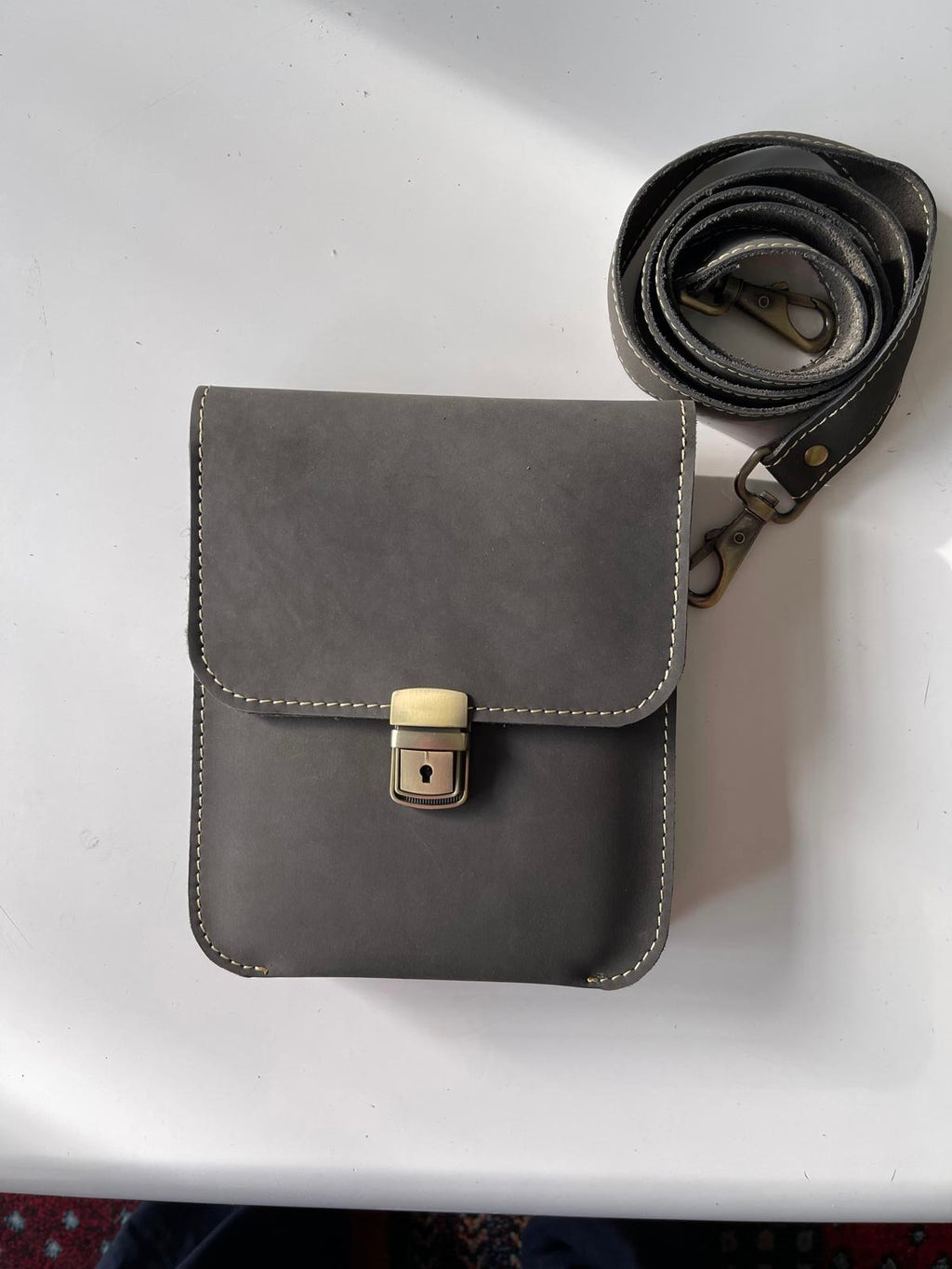 Classic Leder Umhängetasche