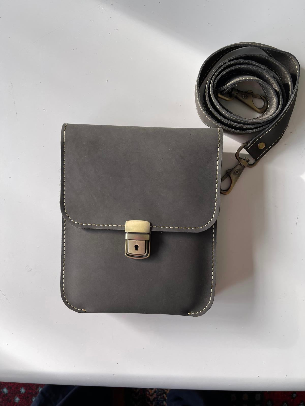 Classic Leder Umhängetasche