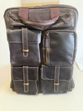 Vintage Leder Rucksack – Multifunktionaler Herren Laptop-Rucksack aus echtem Leder